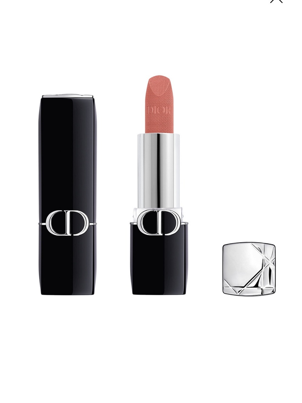 Rouge Dior Lipstick 100 Velvet Mini, 0.1 OZ.-New in Box